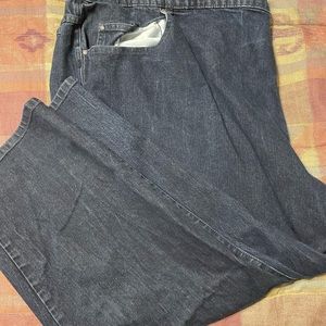 blue denim jeans